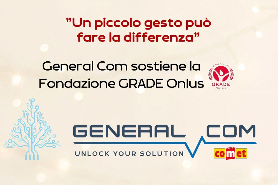 General Com a sostegno dei progetti di Fondazione GRADE Onlus