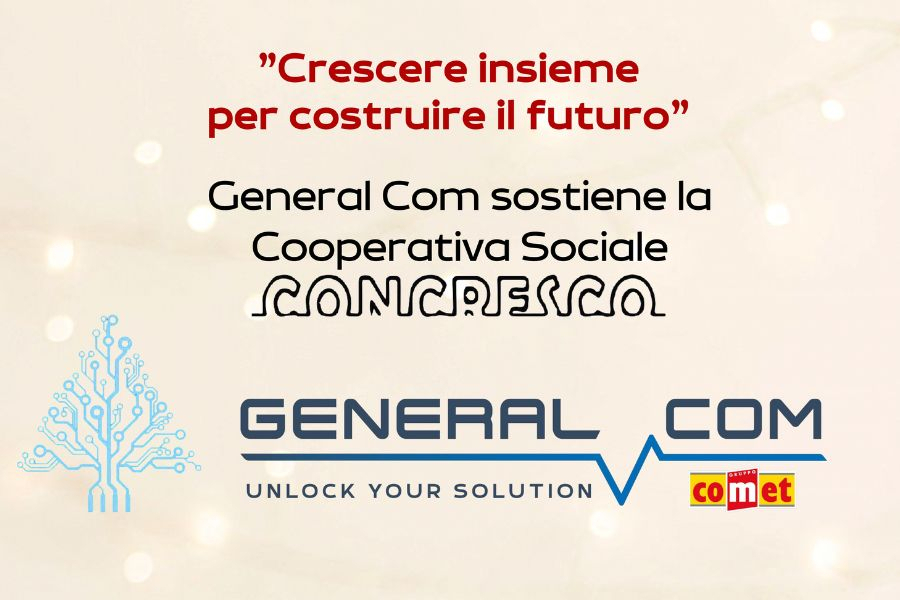 General Com sostiene Concresco e i ragazzi con disabilità