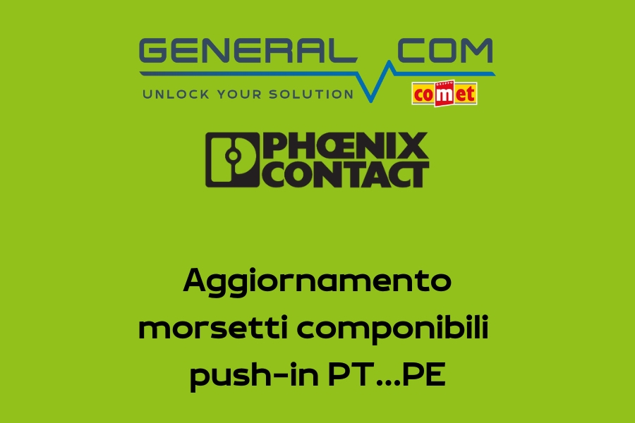 Aggiornamento Phoenix Contact - Morsetti componibili push-in PT…PE