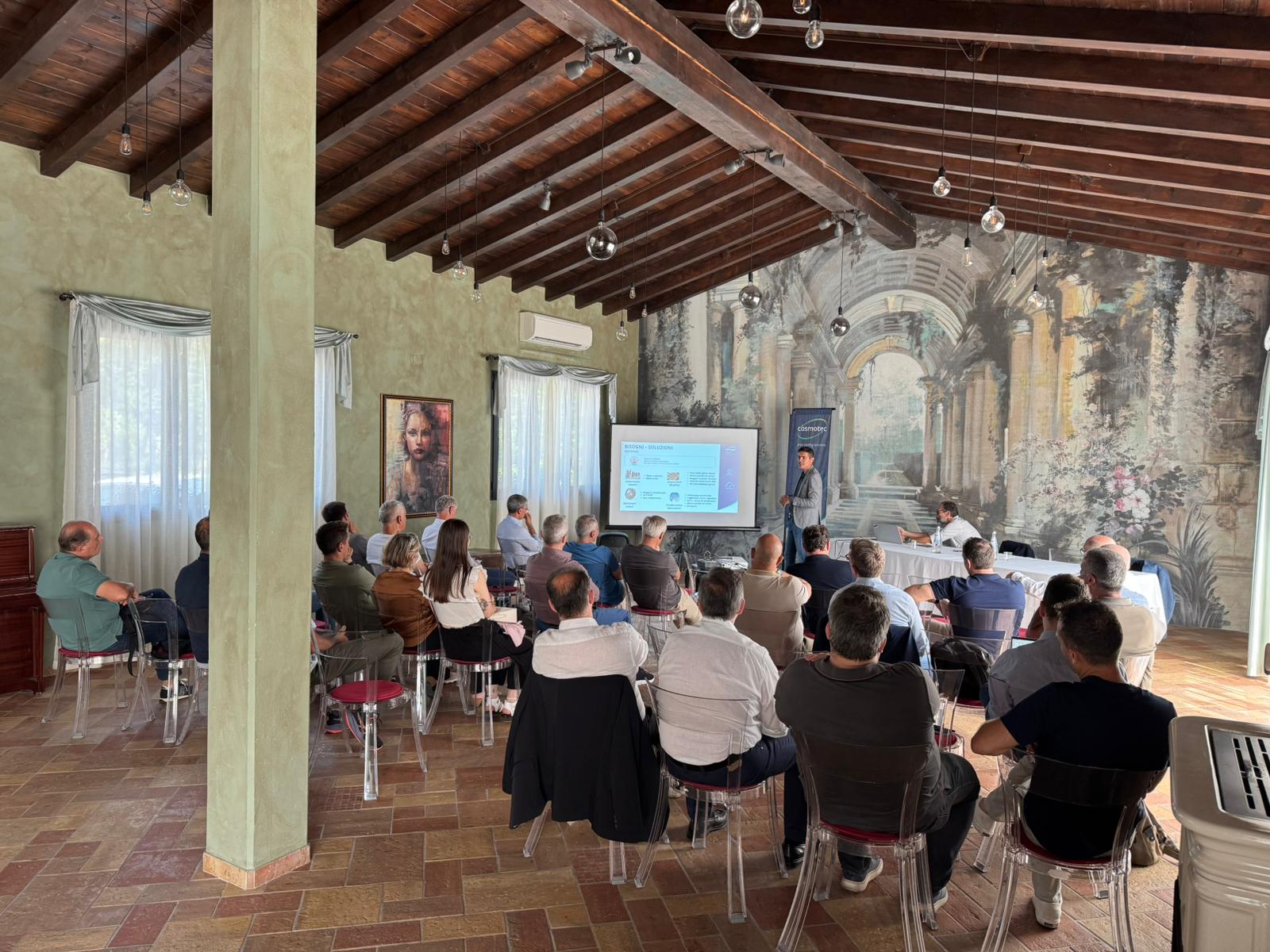 Foto evento cosmotec stulz condizionamento quadri elettrici general com reggio emilia acetaia terra del tuono