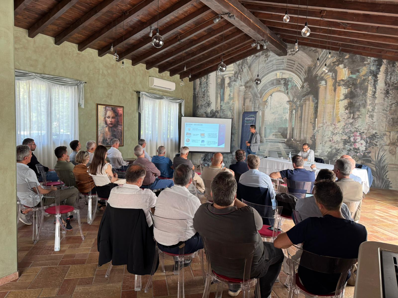 Foto evento cosmotec stulz condizionamento quadri elettrici general com reggio emilia acetaia terra del tuono