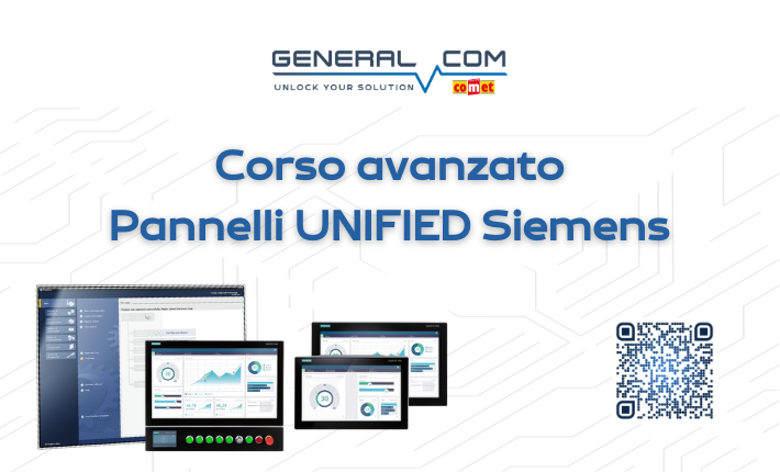 Corso avanzato Pannelli Unified Siemens HMI venturelli etc academy General Com