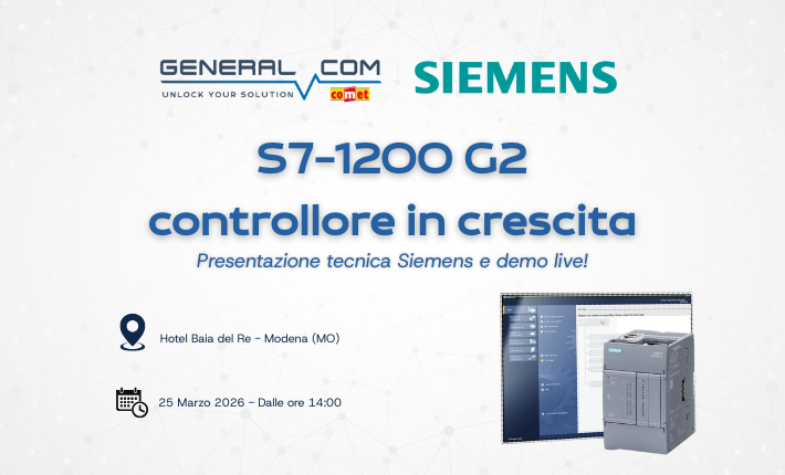 Evento Siemens General Com Modena 25 marzo 2026 - Iscrizione sito