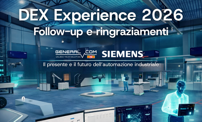 Dex experience 2026 General Com Siemens follow up ringraziamenti SONDAGGIO