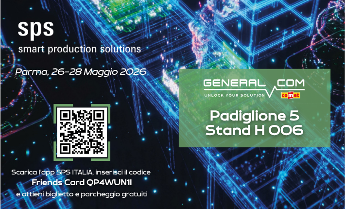 SPS italia General Com biglietto QR CODE